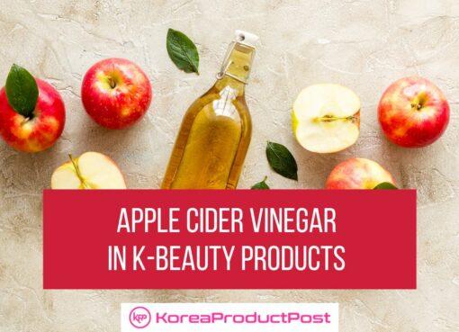 Apple Cider Vinegar K-beauty products